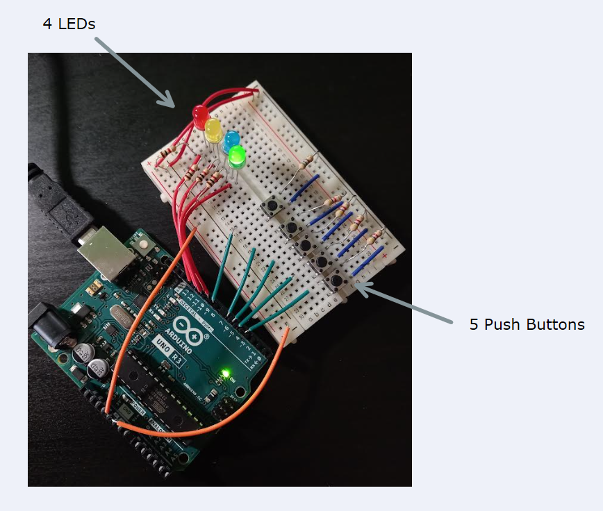 Whack-A-Mole Game Circuit