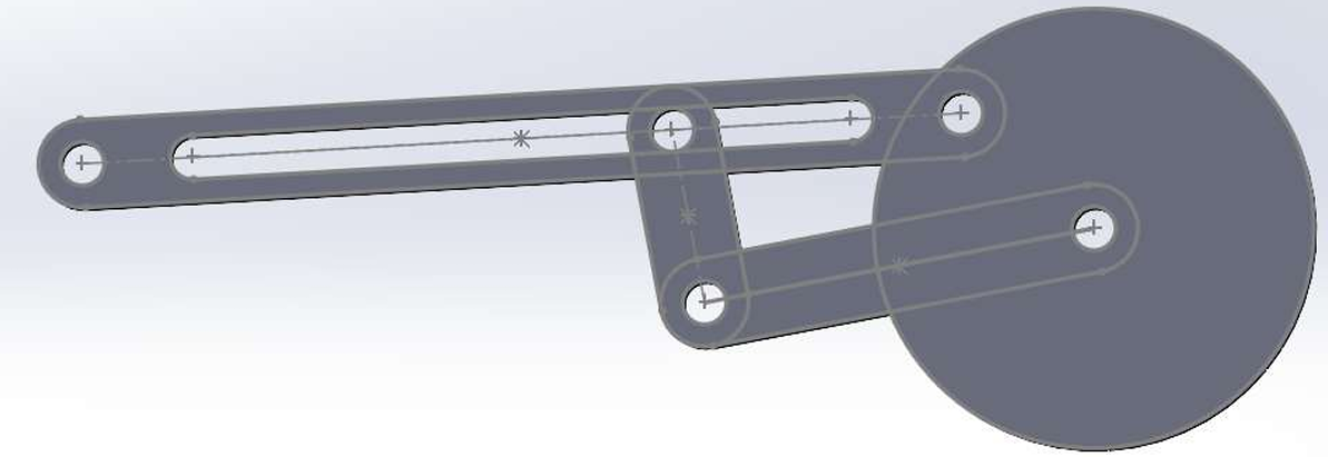 Inverted Crank Slider Model